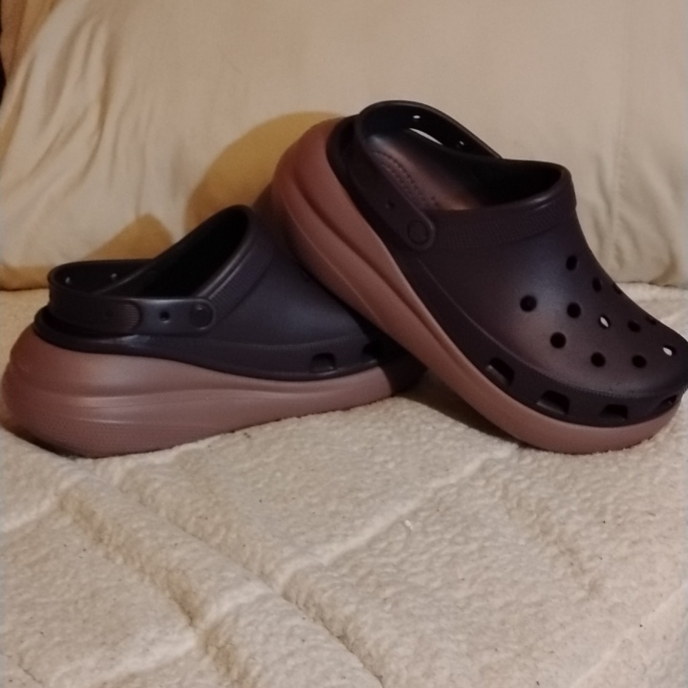 Crocs Brown Mega Crush Men Size 12 Clogs